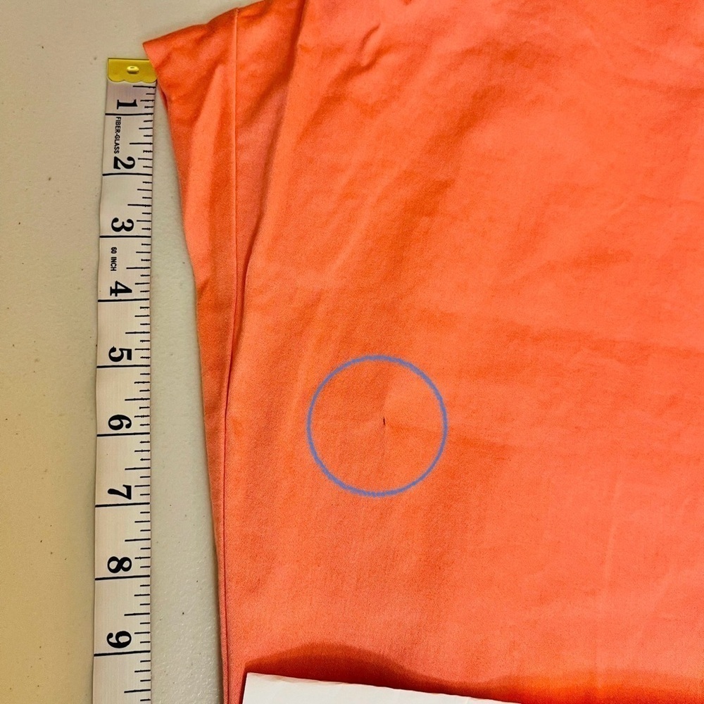 New York & Company High Rise Capri Cropped Pants Size 12 Coral Stretch Office - Picture 12 of 13